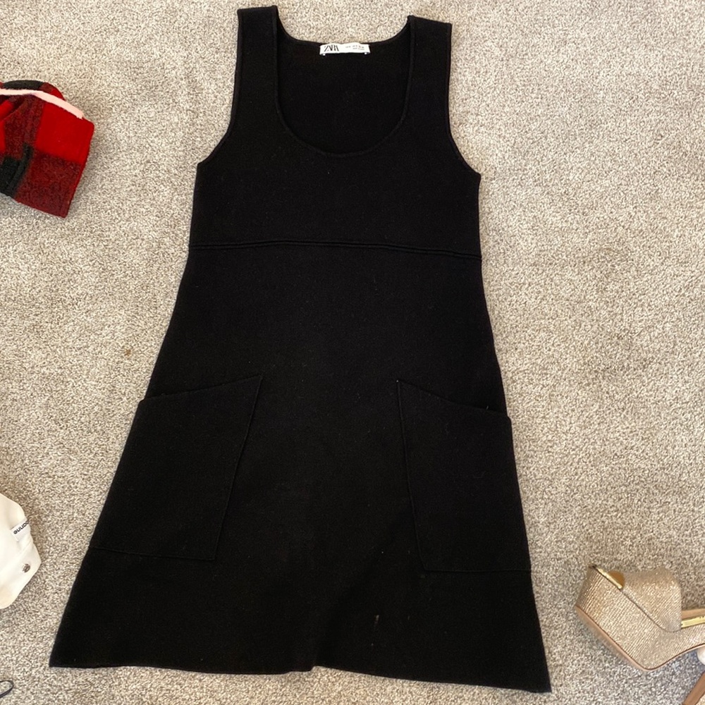 Zara black dress